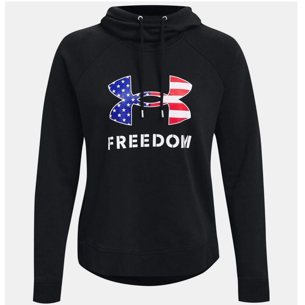 Under Armour Women's Freedom Rival Fleece Logo Hoodie Size Medium EUC World Cup